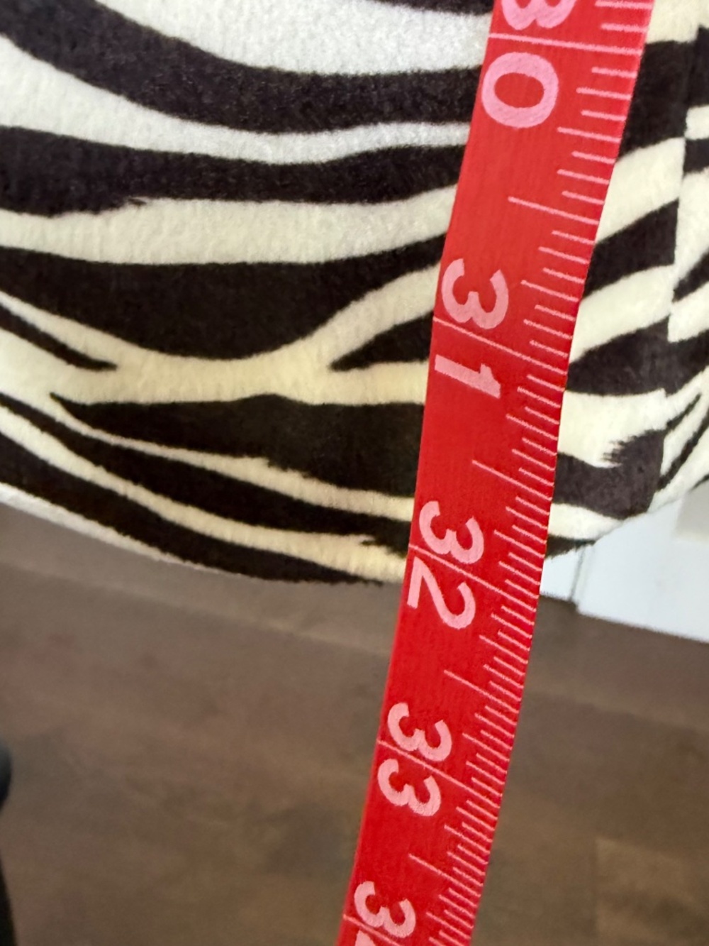 Bernardo Zebra Print Faux Fur Coat Women's XL - Picture 5 of 7
